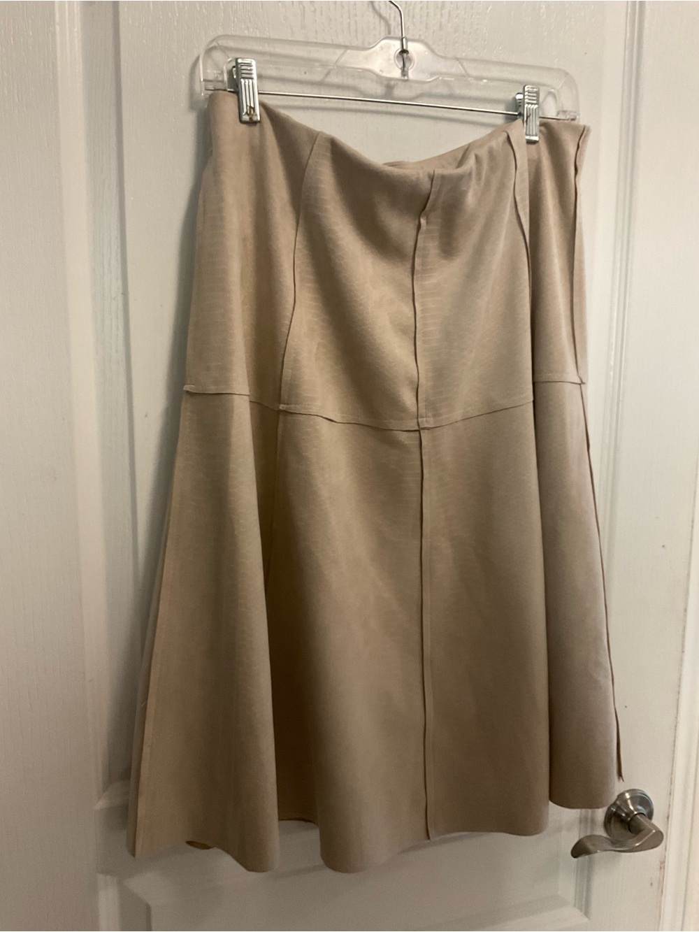 one 5 one Beige A-Line Midi Skirt - Picture 2 of 9